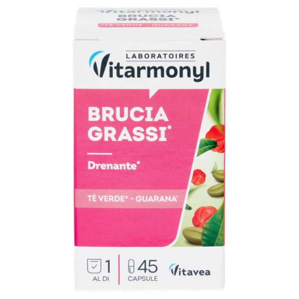 Laboratoires Vitarmonyl Brucia Grassi* Tè Verde* - Guaranà 45 capsule 14,4 g
