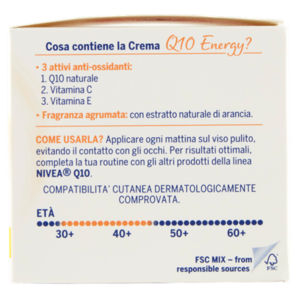 Nivea Q10 Energy Anti-Rughe + Energizzante Crema Giorno SPF 15 50 ml