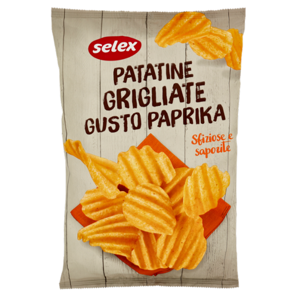 Selex Patatine Grigliate Gusto Paprika 150 g