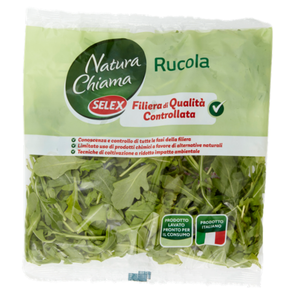 Selex Natura Chiama Rucola Lavata e Pronta per il Consumo 80 g