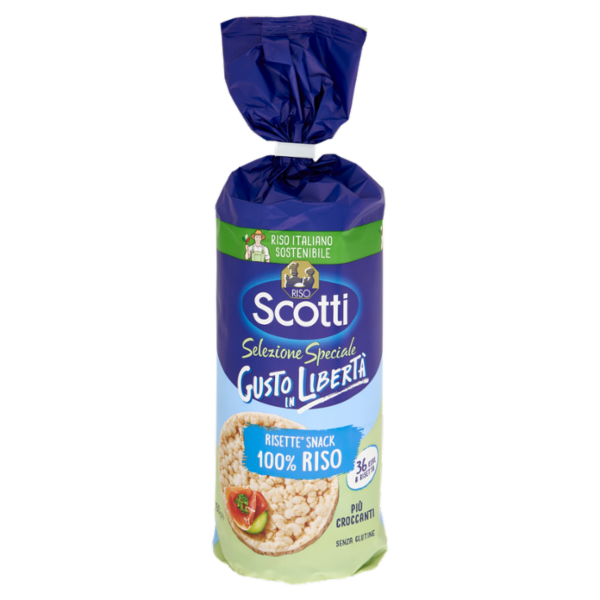 Riso Scotti Selezione Speciale Gusto in Libertà Risette Snack 100% Riso 150 g