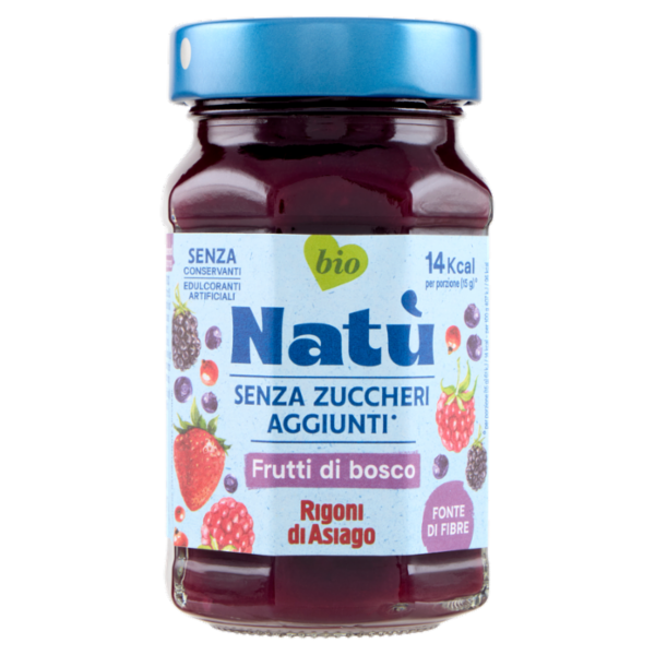 Rigoni di Asiago Natù Senza Zuccheri Aggiunti° Frutti di bosco bio 240 g