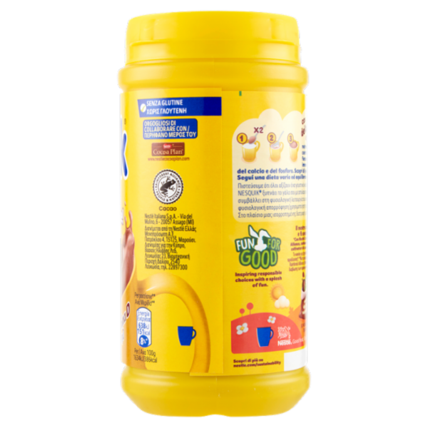 NESQUIK Preparato Solubile per Bevanda con Cacao Magro barattolo 500 g