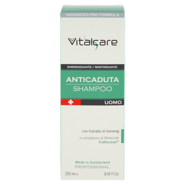 Vitalcare Professional Anticaduta Shampoo Uomo Energizzante Rinforzante 250 ml