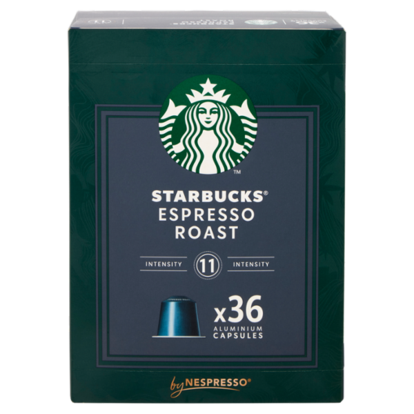 STARBUCKS Espresso Roast by Nespresso Caffè 36 Capsule 198g