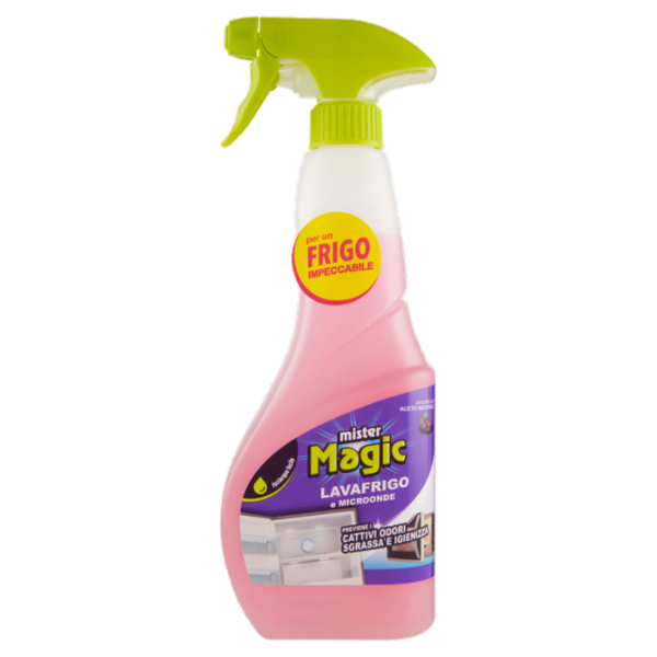 mister Magic Lavafrigo e Microonde arricchito con Aceto Naturale 500 ml