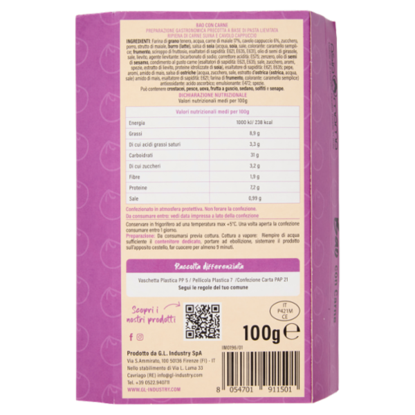 asia mama Fusion Experience Bao con Carne 100 g