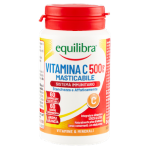 Equilibra Vitamina C 500mg Masticabile Sistema Immunitario 60 x 1,4 g