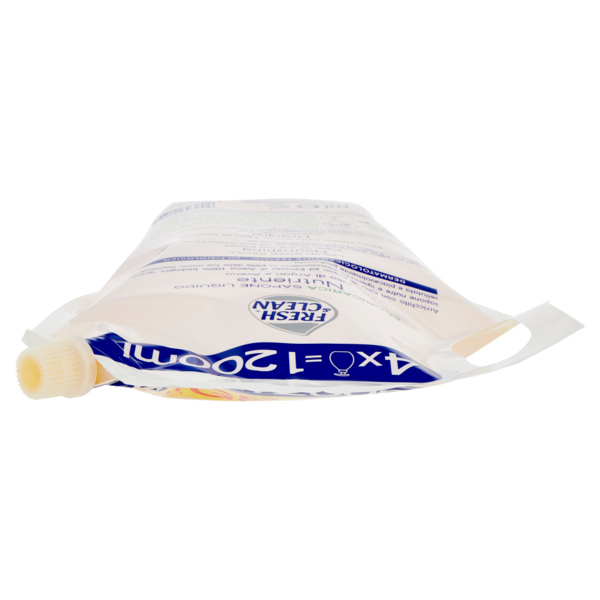 Fresh & Clean Crema Sapone Mani e Viso Nutriente Idratante Olio di Argan e Avena ecoRicarica 1200 ml