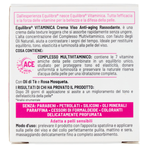 equilibra Vitaminica ACE Crema Viso Anti-Aging - Rassodante 50 ml