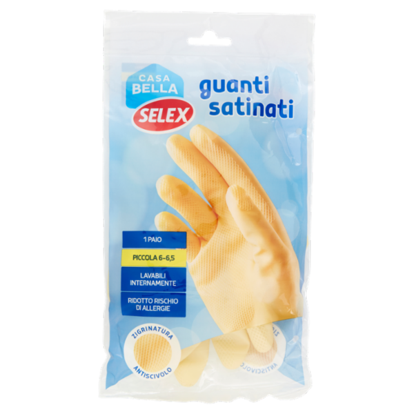 Selex Casa Bella Guanti Satinati Misura Piccola (6-6,5)