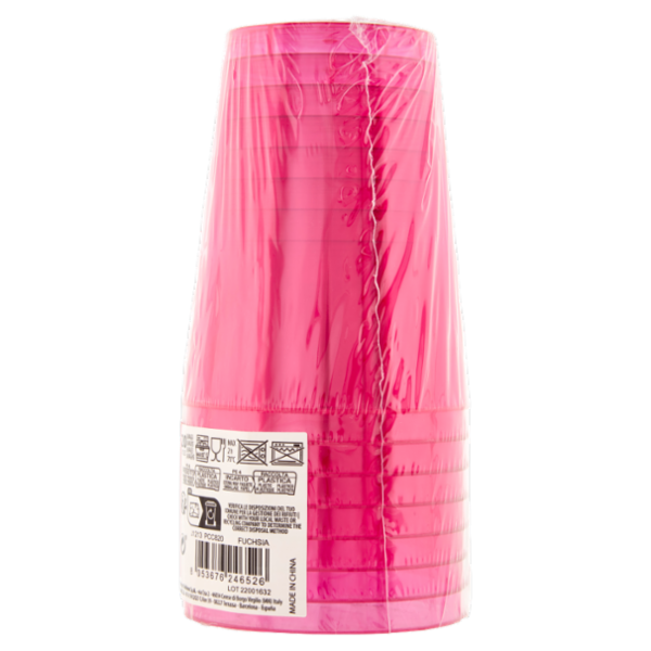 Smart Reusable Bicchieri Fuchsia 300 ml 8 pz