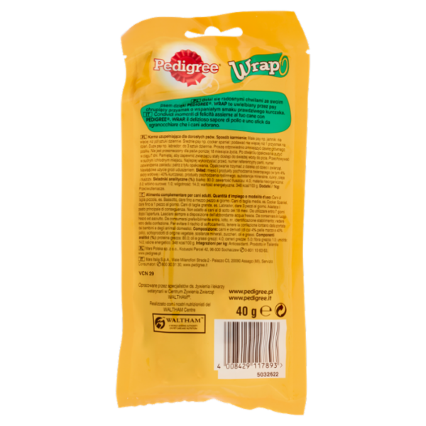 Pedigree Wrap Snack Cane 40 g