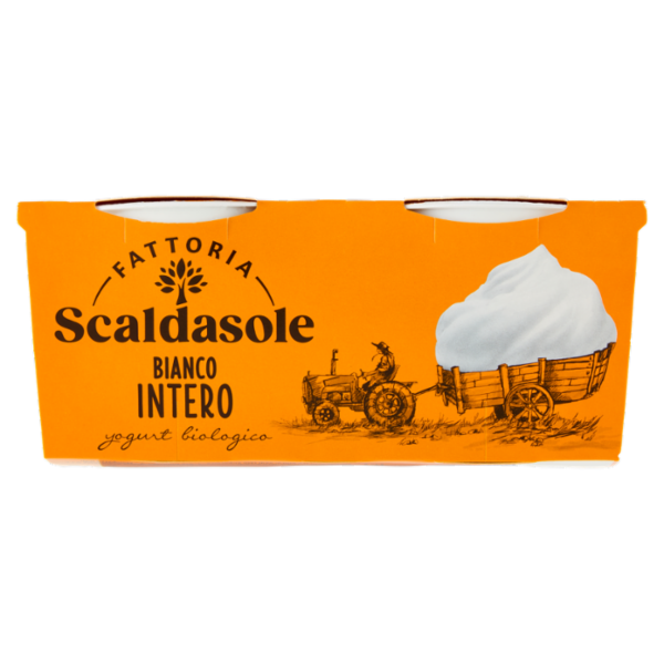Fattoria Scaldasole Bianco Intero yogurt biologico 2 x 115 g