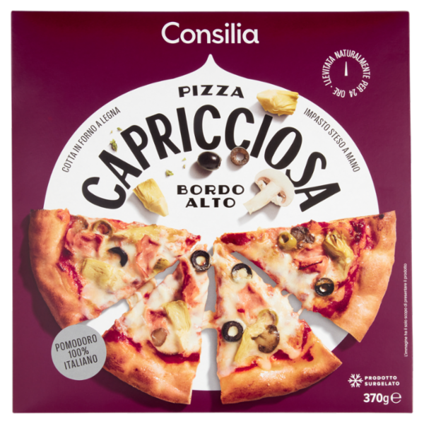 Consilia Pizza Capricciosa Surgelata 370 g