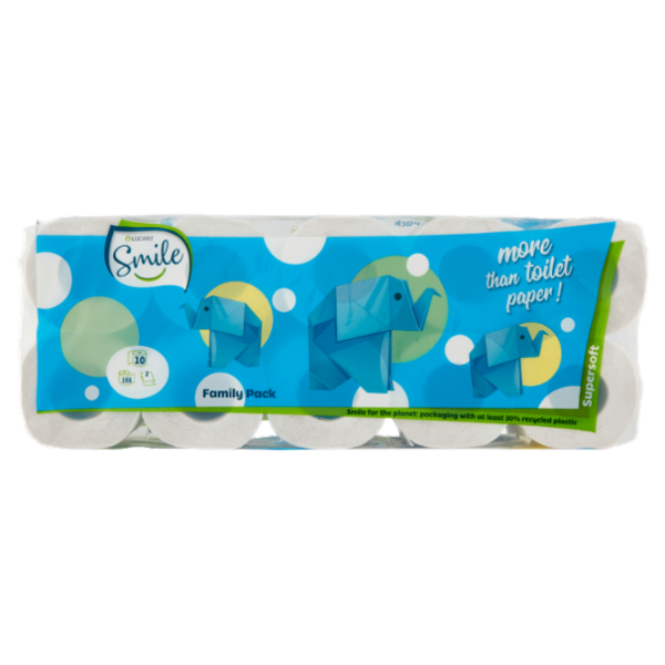 Smile Carta Igienica Rotoli 10 pz