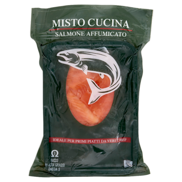 Misto Cucina Ritagli di Salmone Affumicato 500 g