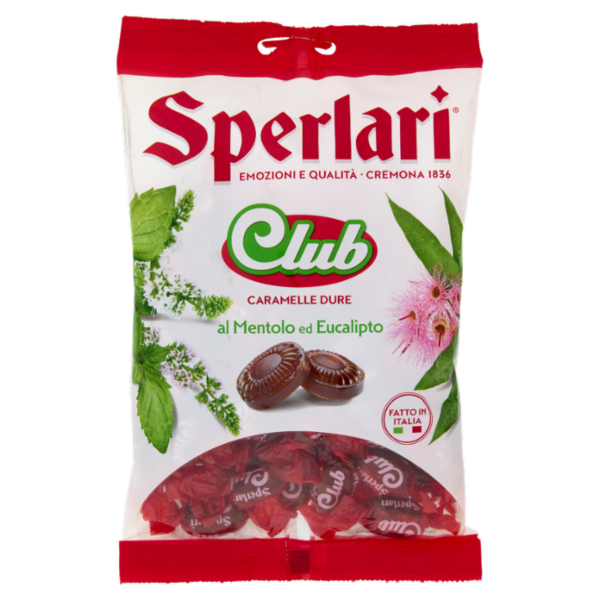 Sperlari Club Caramelle Dure al Mentolo ed Eucalipto 200 g