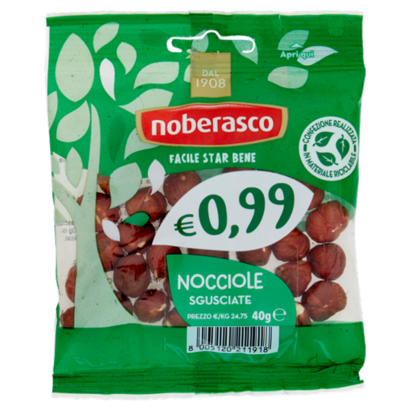 noberasco € 0,99 Nocciole Sgusciate 40 g