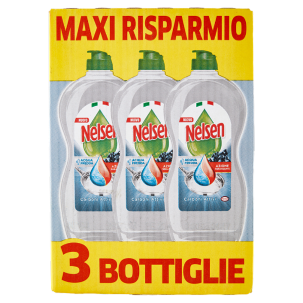 NELSEN Carboni Attivi 3 x 850 ml