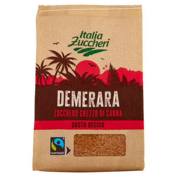 Italia Zuccheri Demerara Zucchero Grezzo di Canna 500 g