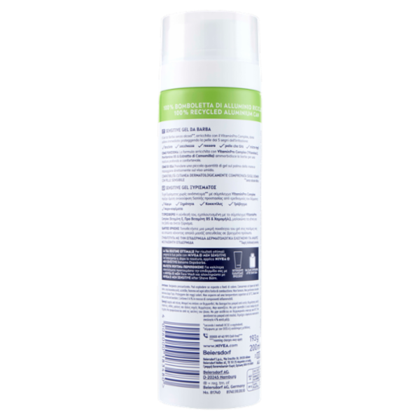 Nivea Men Sensitive Gel da Barba 200 ml