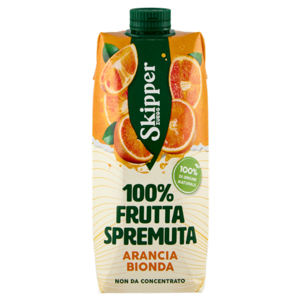 Zuegg Skipper 100% Frutta Spremuta Arancia Bionda 750 ml
