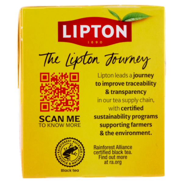 Lipton Yellow Label Classico 25 Filtri Compostabili 37,5 g
