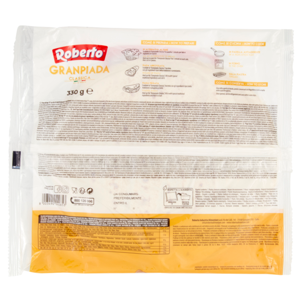 Roberto Granpiada Classica 3 Piadine 330 g