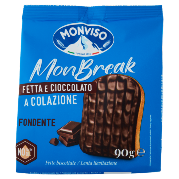 Monviso Monbreak Fondente Fette biscottate 90 g