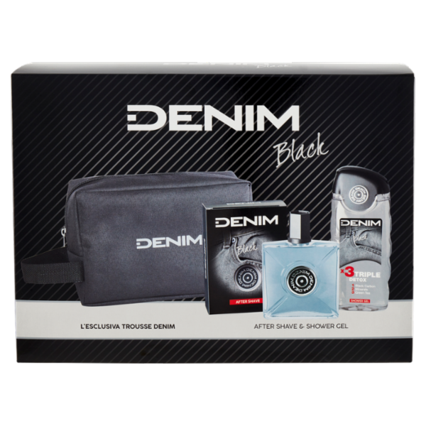 Denim Black Trousse Denim After Shave 100 ml + Shower Gel 250 ml