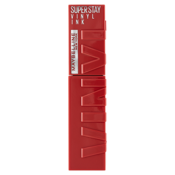 Maybelline New York Rossetto a Lunga Tenuta Effetto Vinilico Superstay Vinyl Ink 100 Charmed