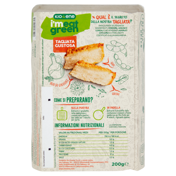 Kioene i'meat green Tagliata Gustosa 200 g
