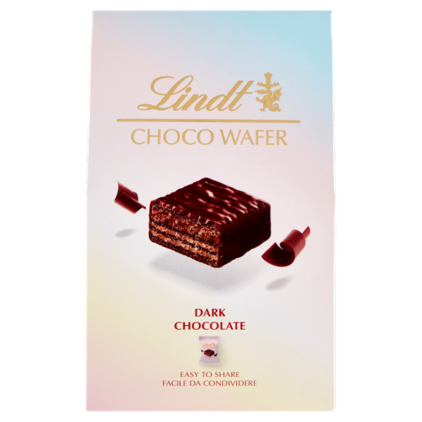 Lindt choco wafer astuccio cioccolato fondente 130 g