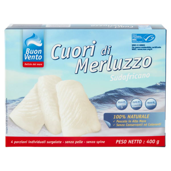 Buon Vento Cuori di Merluzzo Sudafricano 400 g