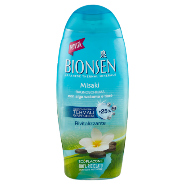 Bionsen Misaki Bagnoschiuma con alga wakame e tiarè Rivitalizzante 650 ml