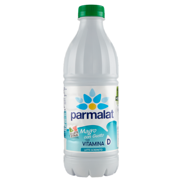parmalat Magro con Gusto con Vitamina D Latte Scremato 100% Latte d'Italia 1000 ml