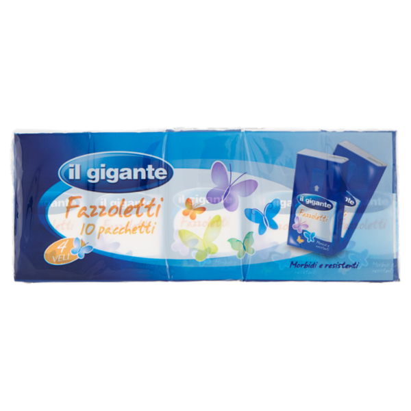 IL GIGANTE Fazzoletti 4 Veli 10 pz