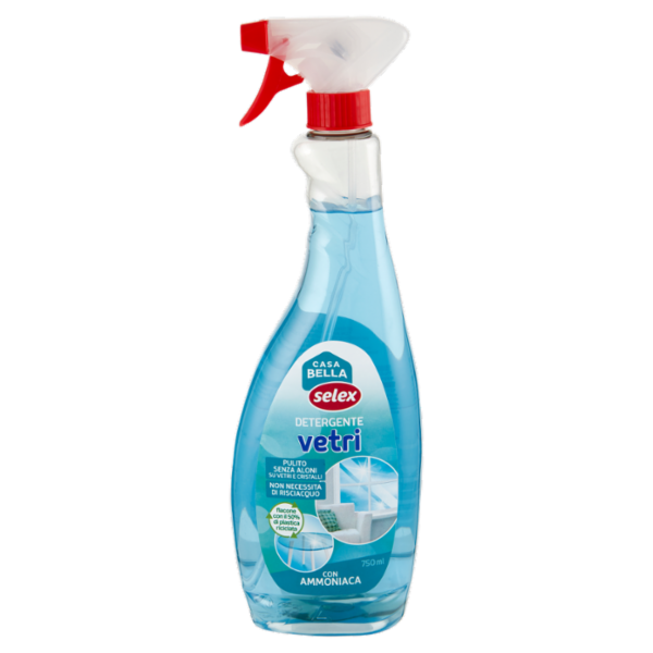 Selex Casa Bella Detergente per Vetri con Ammoniaca 750 ml