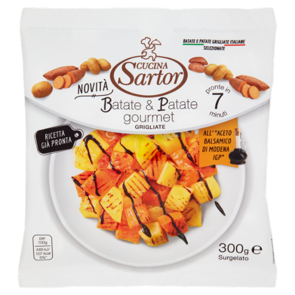 Cucina Sartor Batate & Patate gourmet Grigliate Surgelato 300 g