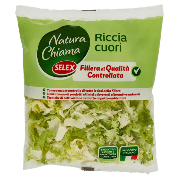 Selex Natura Chiama Riccia Cuori Lavati e Pronti per il Consumo 200 g