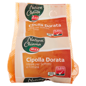 Selex Natura Chiama Cipolla Dorata - Calibri Vari - Preconfezionata 750 g
