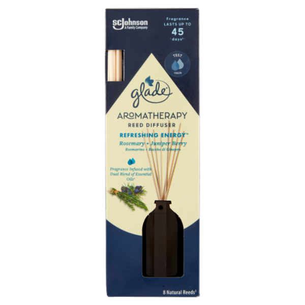 Glade Aromatherapy Diffusore a bastoncini Refreshing Energy 80ml