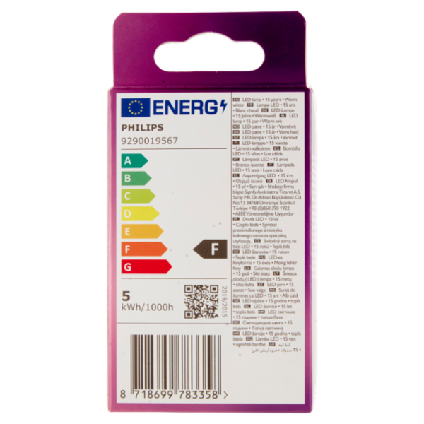 Philips Special Led classic 40W T25L E14 CL ND RF SRT4