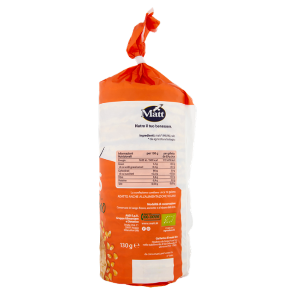 Matt le Mais Bio 130 g