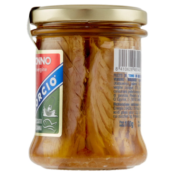 Consorcio Filetti di Tonno in olio di oliva extra vergine biologico 180 g