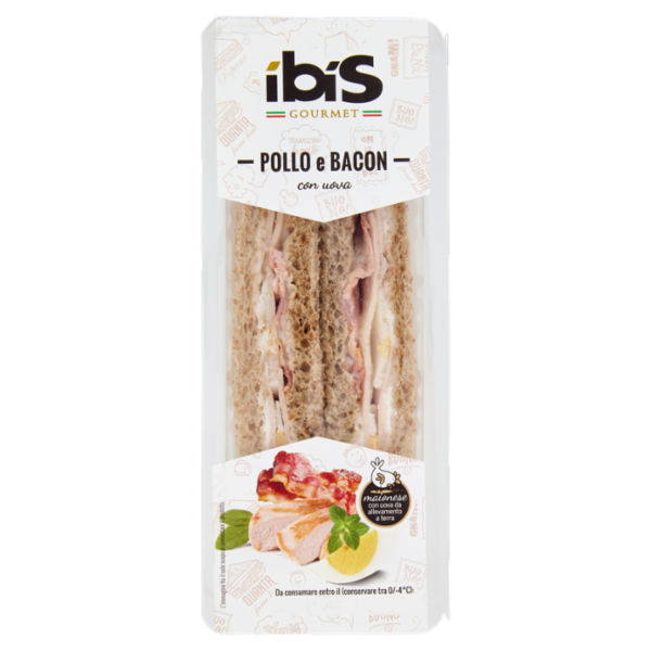 ibis Gourmet Pollo e Bacon con uova 160 g