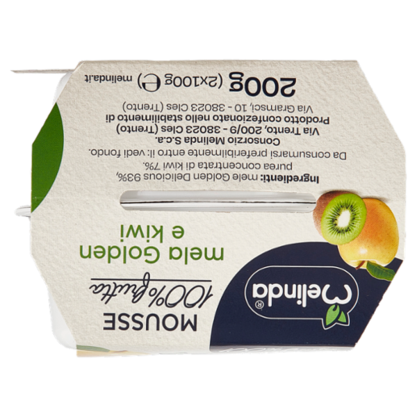 Melinda Mousse mela Golden e kiwi 2 x 100 g