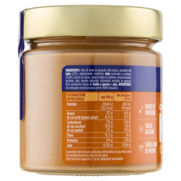 Enervit Protein Crema Proteica Keto gusto Caramello Salato 180 g