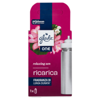 Glade ONE Ricarica, Profumatore Per Ambienti, Fragranza Relaxing Zen 10ml